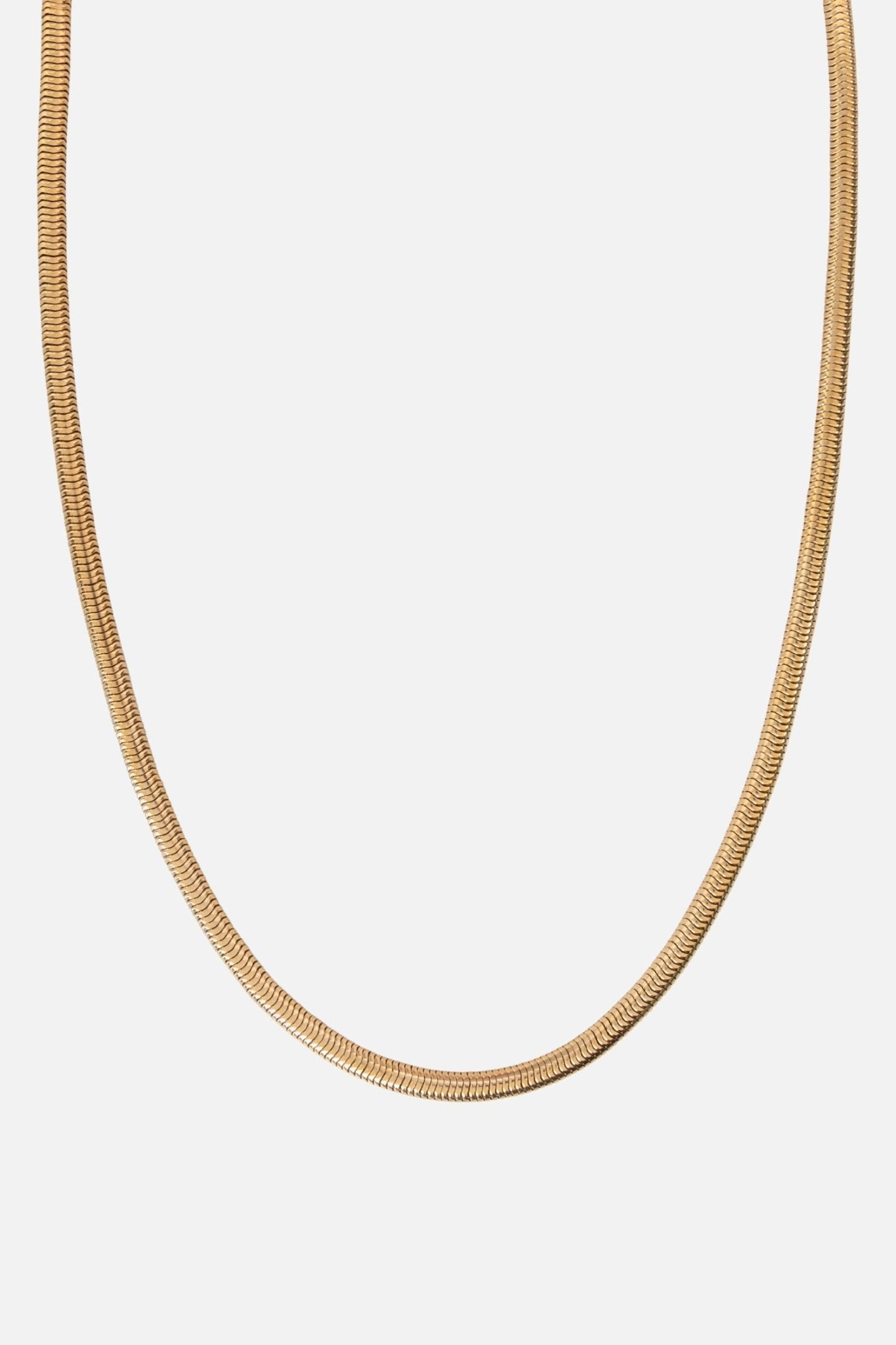 Unity gold necklace - 19k gold snake chain necklace handcrafted Portugal | Wild Youth