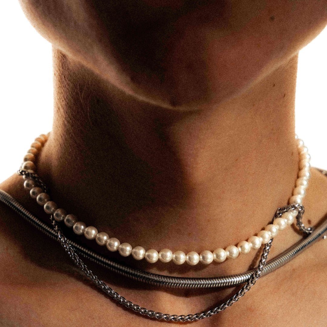 Unity silver necklace detail - snake chain handcrafted Portugal Wild Youth | Wild Youth